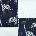 Jegging évolutif de portage _ Gris clair et blanc motif girafes